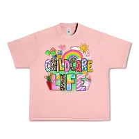 Salmon childcare life Urban Heavy Tee - AdoDesignShop