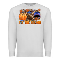 Dove Grey tis the season football Premium Sweatshirt - NancyCooperArtShop