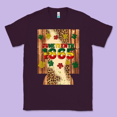 Juneteenth 1865 12 Oz Can Cooler (regular) Classic Tee Designed By Artiststas