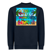 Navy enjoy every moment of summer Heavyweight Sweatshirt - HRA Design Shop