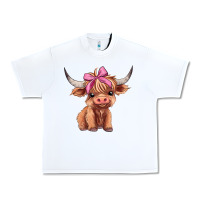 White cute  heifer Urban Heavy Tee - AdoDesignShop