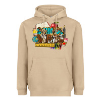 Mushroom school vibes Heavyweight Hoodie - NancyCooperArtShop