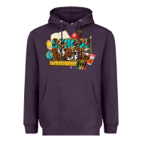 Plum school vibes Heavyweight Hoodie - NancyCooperArtShop