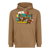 Toasted Coconut school vibes Heavyweight Hoodie - NancyCooperArtShop