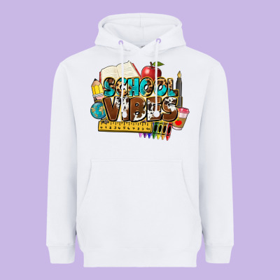 School Vibes Heavyweight Hoodie Designed By Nancycooperartshop
