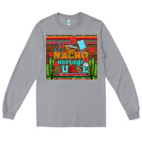Heather Grey nacho average nurse with roses Long Sleeve Tee - AdoDesignShop