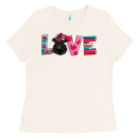 Bone belted galloway Ladies Tee - AdoDesignShop