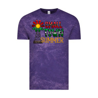 Cloud Purple small town summer Vintage Tee - CowhideDigitalArt