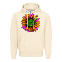 Sandshell halloween sunflower Zipper Hoodie - Jasminsmagicworld