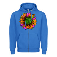 True Royal halloween sunflower Zipper Hoodie - Jasminsmagicworld