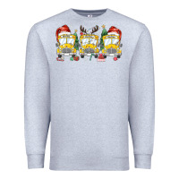 Heather Grey christmas school bus Premium Sweatshirt - MaliasSmallBusiness