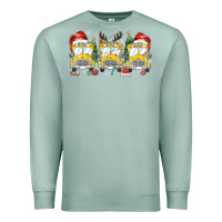Seafoam christmas school bus Premium Sweatshirt - MaliasSmallBusiness