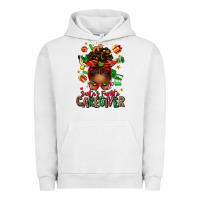 Pigment Lunar Rock santas favorite caregiver afro messy bun Urban Hoodie - texasbilliewilder