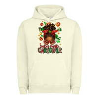 Pigment Pistachio santas favorite caregiver afro messy bun Urban Hoodie - texasbilliewilder