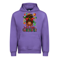 Tulip santas favorite caregiver afro messy bun Urban Hoodie - texasbilliewilder