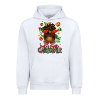 White santas favorite caregiver afro messy bun Urban Hoodie - texasbilliewilder