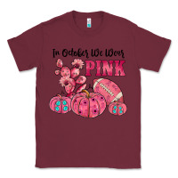 Burgundy in october we wear pink Classic Tee - JahusDesignShop