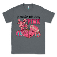 Charcoal Heather in october we wear pink Classic Tee - JahusDesignShop