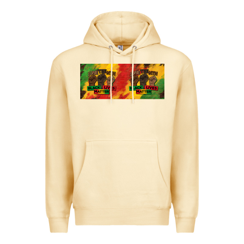 Juneteenth Black Lives Matter 15 Oz Mug Premium Hoodie by BarkalooDesign | Teevron