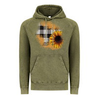 Vintage Olive sunflower christmas patch Vintage Hoodie - JahusDesignShop