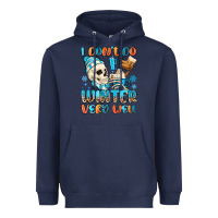 Navy i don't do winter very well Heavyweight Hoodie - MaliasSmallBusiness