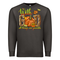 Smoke with god all things are possible Premium Sweatshirt - NancyCooperArtShop