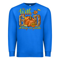 True Royal with god all things are possible Premium Sweatshirt - NancyCooperArtShop