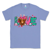 Colony Blue love easter floral longhaired cow Classic Tee - Jasminsmagicworld