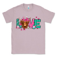 Lilac love easter floral longhaired cow Classic Tee - Jasminsmagicworld