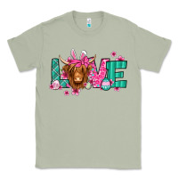 Matcha love easter floral longhaired cow Classic Tee - Jasminsmagicworld
