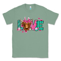 Sage love easter floral longhaired cow Classic Tee - Jasminsmagicworld