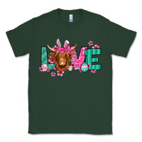 Sports Green love easter floral longhaired cow Classic Tee - Jasminsmagicworld