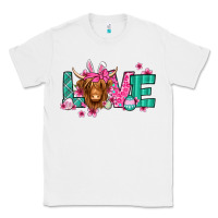White love easter floral longhaired cow Classic Tee - Jasminsmagicworld