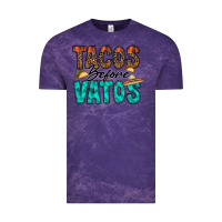 Cloud Purple tacos before vatos Vintage Tee - RacoonDesign