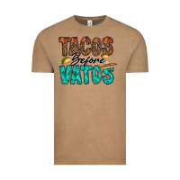 Vintage Coffee tacos before vatos Vintage Tee - RacoonDesign