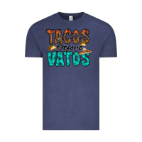Vintage Denim tacos before vatos Vintage Tee - RacoonDesign