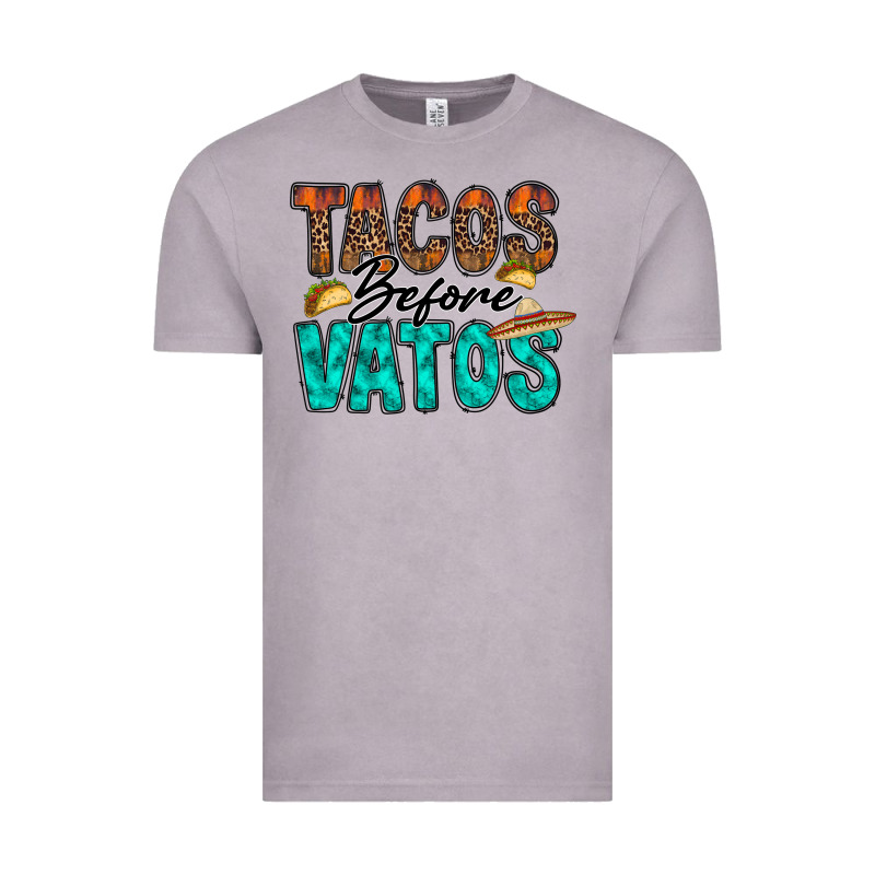 Tacos Before Vatos Vintage Tee by RacoonDesign | Teevron
