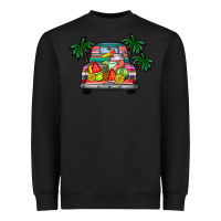 Black summer truck Heavyweight Sweatshirt - CowhideDigitalArt