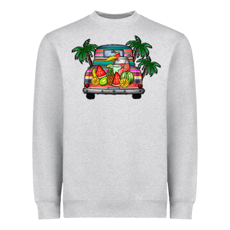Summer Truck Heavyweight Sweatshirt by CowhideDigitalArt | Teevron