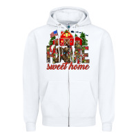 White Army Christmas home sweet home Zipper Hoodie - NancyCooperArtShop