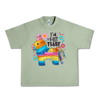 Oil Green id hit that  mexican llama pinata Urban Heavy Tee - JahusDesignShop