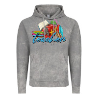 Cloud Rock a  teacher Vintage Hoodie - Zillion Design Studio