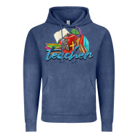 Vintage Denim a  teacher Vintage Hoodie - Zillion Design Studio