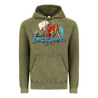 Vintage Olive a  teacher Vintage Hoodie - Zillion Design Studio