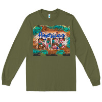 Army Green american babe Long Sleeve Tee - Artiststas