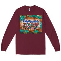 Burgundy american babe Long Sleeve Tee - Artiststas