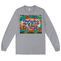 Heather Grey american babe Long Sleeve Tee - Artiststas