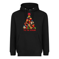 Black tis the season mexican christmas Heavyweight Hoodie - MaliasSmallBusiness