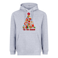 Heather Grey tis the season mexican christmas Heavyweight Hoodie - MaliasSmallBusiness