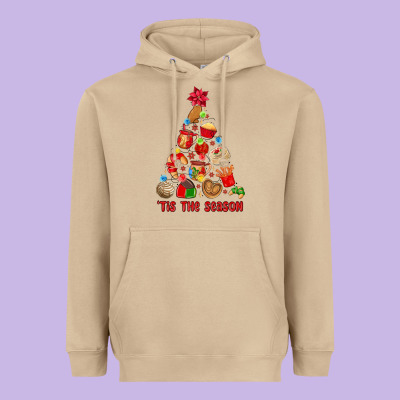 Tis The Season Mexican Christmas Heavyweight Hoodie Designed By Maliassmallbusiness